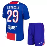 Dječji Dresovi Paris Saint-Germain Bradley Barcola 29 Domaći 26/27