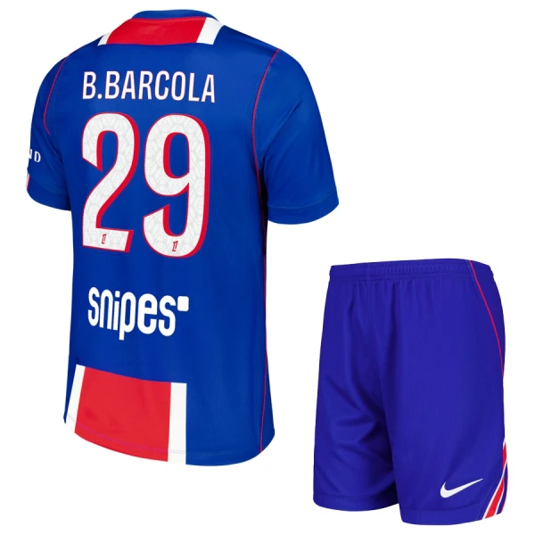Dječji Dresovi Paris Saint-Germain Bradley Barcola 29 Domaći 26/27 Dječji Dresovi Paris Saint-Germain Bradley Barcola 29 Domaći 26/27