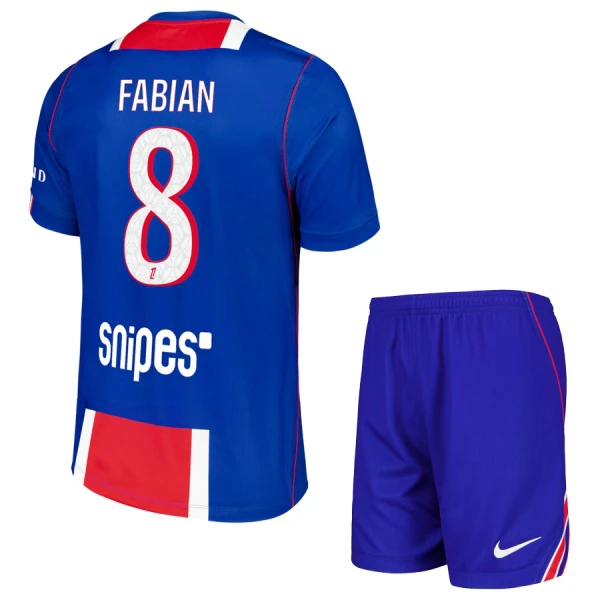 Dječji Dresovi Paris Saint-Germain Fabian 8 Domaći 26/27 Dječji Dresovi Paris Saint-Germain Fabian 8 Domaći 26/27