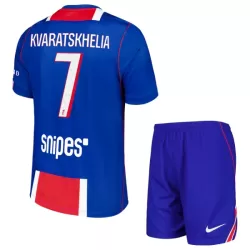Dječji Dresovi Paris Saint-Germain Kvaratskhelia 7 Domaći 26/27