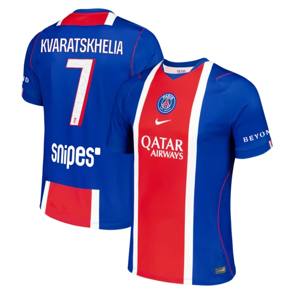 Dresovi Paris Saint-Germain Kvaratskhelia 7 Domaći 26/27 Dresovi Paris Saint-Germain Kvaratskhelia 7 Domaći 26/27