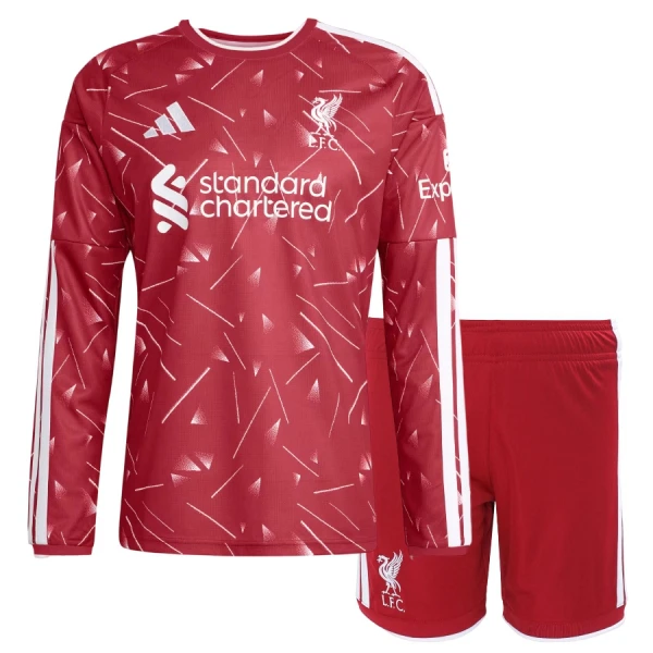 Dječji Dresovi Liverpool Domaći 26/27 Dugi rukav Dječji Dresovi Liverpool Domaći 26/27 Dugi rukav