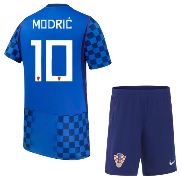 Dječji Dresovi Hrvatska Modrić 10 Gostujući SP 2026 Dječji Dresovi Hrvatska Modrić 10 Gostujući SP 2026
