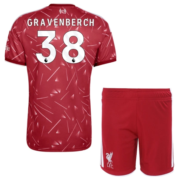 Dječji Dresovi Liverpool Gravenberch 38 Domaći 26/27 Dječji Dresovi Liverpool Gravenberch 38 Domaći 26/27