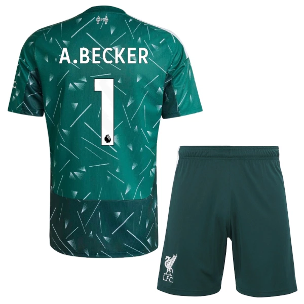Dječji Golmanski Dresovi Liverpool A. Becker 1 Domaći 26/27 Zelena Dječji Golmanski Dresovi Liverpool A. Becker 1 Domaći 26/27 Zelena