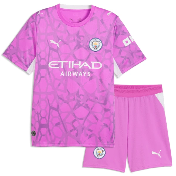 Dječji Golmanski Dresovi Manchester City Gostujući 26/27 Ružičasta Dječji Golmanski Dresovi Manchester City Gostujući 26/27 Ružičasta