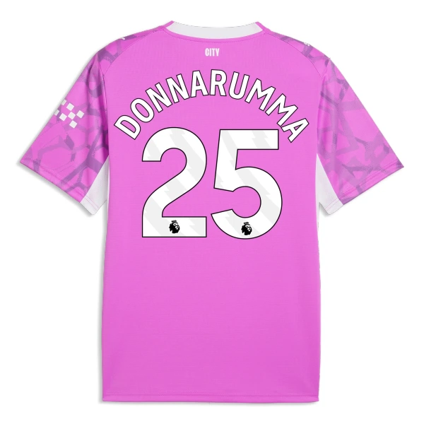 Golmanski Dresovi Manchester City Donnarumma 25 Gostujući 26/27 Ružičasta Golmanski Dresovi Manchester City Donnarumma 25 Gostujući 26/27 Ružičasta