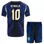 Dječji Dresovi Brazil Neymar JR 10 Gostujući SP 2026