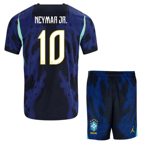 Dječji Dresovi Brazil Neymar JR 10 Gostujući SP 2026