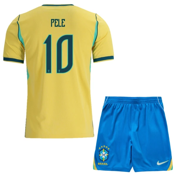Dječji Dresovi Brazil Pele 10 Domaći SP 2026 Dječji Dresovi Brazil Pele 10 Domaći SP 2026
