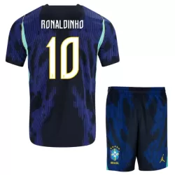 Dječji Dresovi Brazil Ronaldinho 10 Gostujući SP 2026