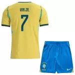Dječji Dresovi Brazil Vini JR. 7 Domaći SP 2026