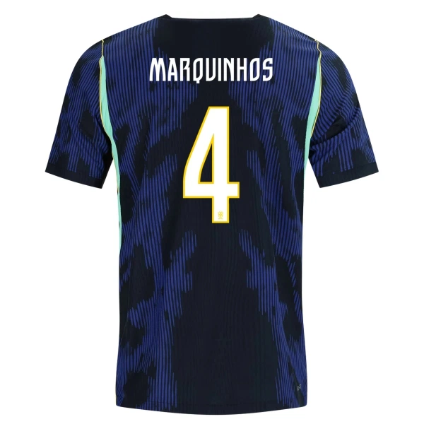 Dresovi Brazil Marquinhos 4 Gostujući SP 2026 Dresovi Brazil Marquinhos 4 Gostujući SP 2026