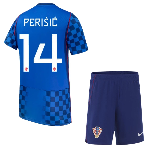 Dječji Dresovi Hrvatska Perišić 14 Gostujući SP 2026 Dječji Dresovi Hrvatska Perišić 14 Gostujući SP 2026