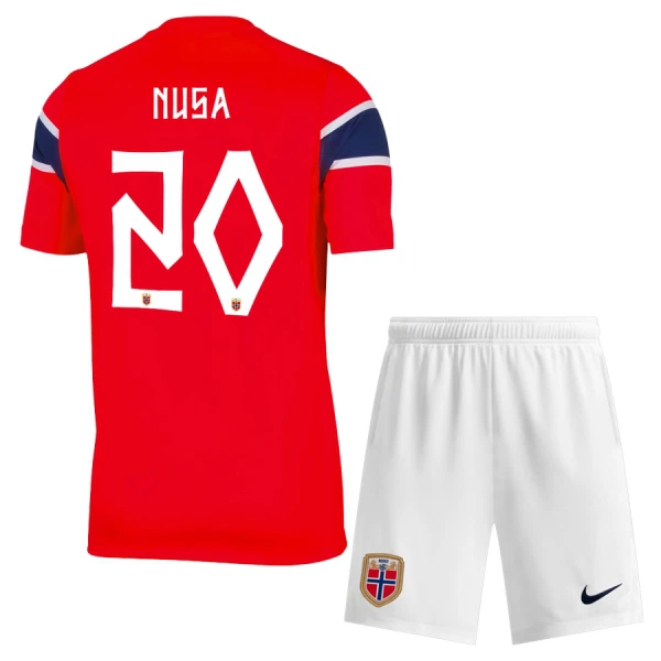 Dječji Dresovi Norveška Nusa 20 Domaći SP 2026 Dječji Dresovi Norveška Nusa 20 Domaći SP 2026