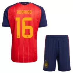 Dječji Dresovi Španjolska 2 Stars Rodrigo 16 Domaći SP 2026 Dječji Dresovi Španjolska 2 Stars Rodrigo 16 Domaći SP 2026