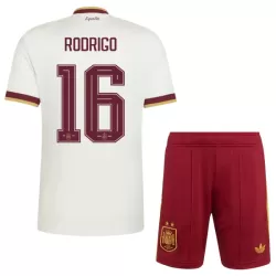 Dječji Dresovi Španjolska 2 Stars Rodrigo 16 Gostujući SP 2026 Dječji Dresovi Španjolska 2 Stars Rodrigo 16 Gostujući SP 2026