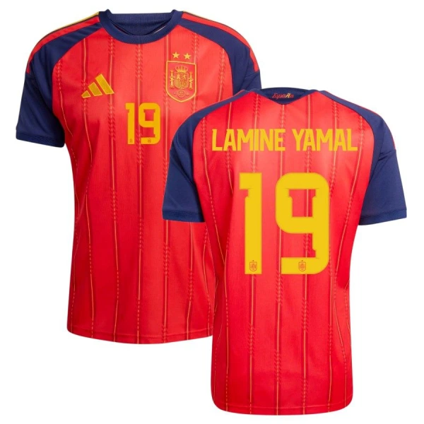 Dresovi Španjolska 2 Stars Lamine Yamal 19 Domaći SP 2026 Dresovi Španjolska 2 Stars Lamine Yamal 19 Domaći SP 2026