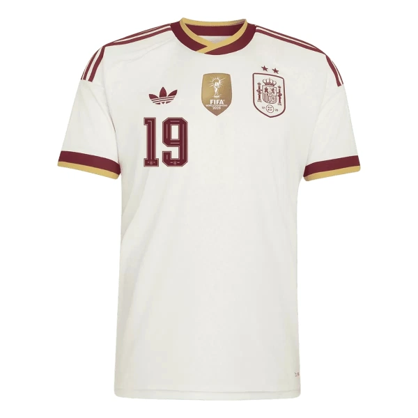Dresovi Španjolska 2 Stars Lamine Yamal 19 Gostujući SP 2026