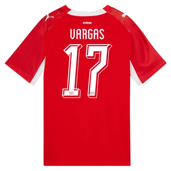 Dresovi Švicarska Vargas 17 Domaći SP 2026 Dresovi Švicarska Vargas 17 Domaći SP 2026
