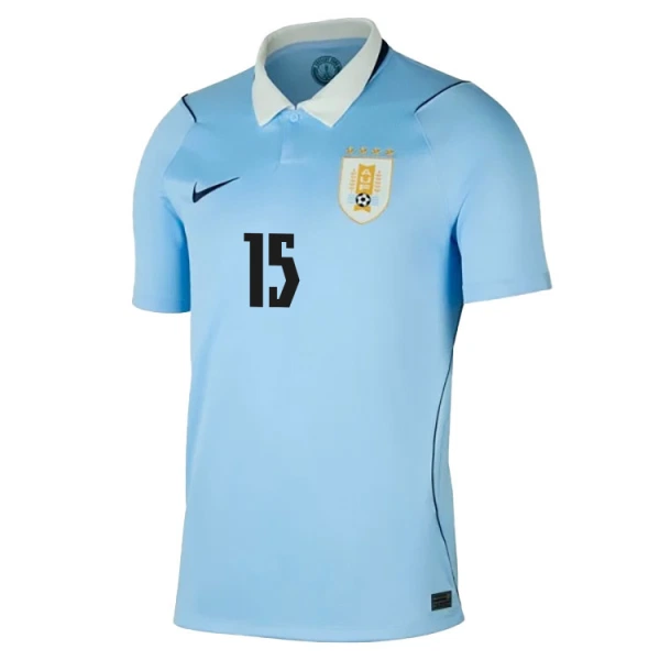 Dresovi Urugvaj Federico Valverde 15 Domaći SP 2026