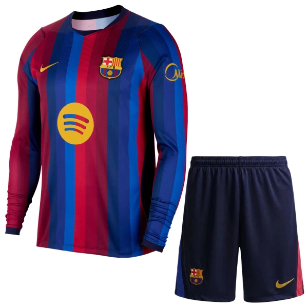 Dječji Dresovi FC Barcelona Domaći 26/27 Dugi rukav Dječji Dresovi FC Barcelona Domaći 26/27 Dugi rukav