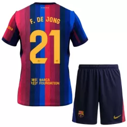 Dječji Dresovi FC Barcelona Frenkie de Jong 21 Domaći 26/27