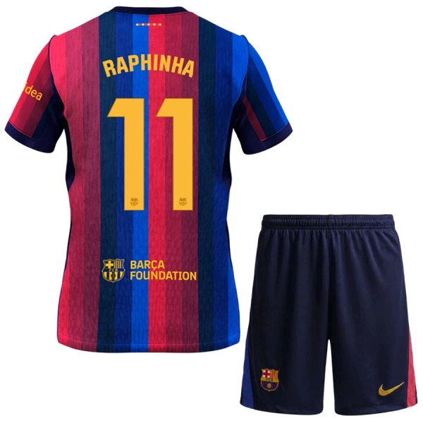Dječji Dresovi FC Barcelona Raphinha 11 Domaći 26/27 Dječji Dresovi FC Barcelona Raphinha 11 Domaći 26/27