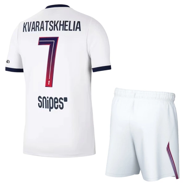 Dječji Dresovi Paris Saint-Germain Kvaratskhelia 7 Gostujući 26/27 Dječji Dresovi Paris Saint-Germain Kvaratskhelia 7 Gostujući 26/27