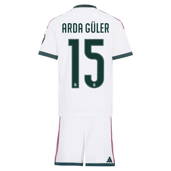 Dječji Dresovi Real Madrid Arda Guler 15 Domaći 26/27 Dječji Dresovi Real Madrid Arda Guler 15 Domaći 26/27