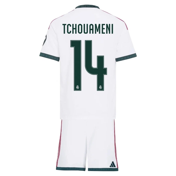 Dječji Dresovi Real Madrid Tchouaméni 14 Domaći 26/27 Dječji Dresovi Real Madrid Tchouaméni 14 Domaći 26/27