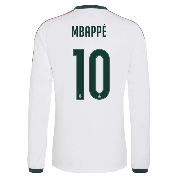 Dresovi Real Madrid Mbappé 10 Domaći 26/27 Dugi rukav Dresovi Real Madrid Mbappé 10 Domaći 26/27 Dugi rukav