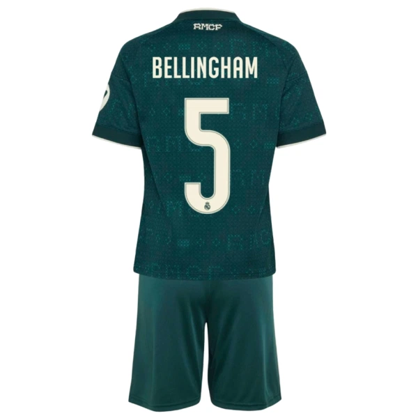 Dječji Dresovi Real Madrid Bellingham 5 Gostujući 26/27 Dječji Dresovi Real Madrid Bellingham 5 Gostujući 26/27