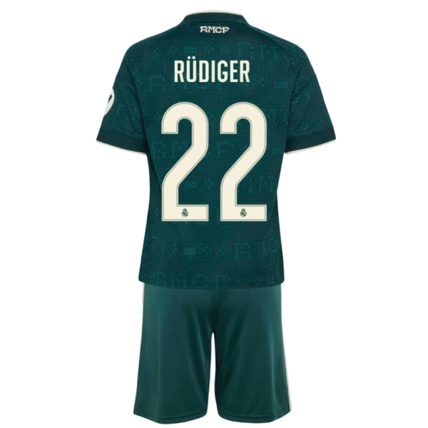 Dječji Dresovi Real Madrid Rudiger 22 Gostujući 26/27