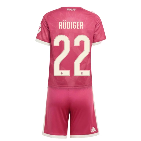 Dječji Dresovi Real Madrid Rudiger 22 Treći 26/27