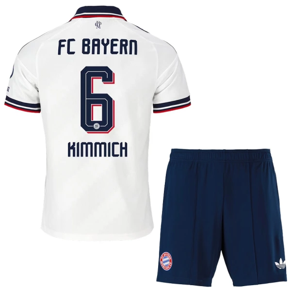 Dječji Dresovi FC Bayern München Kimmich 6 Gostujući 26/27 Dječji Dresovi FC Bayern München Kimmich 6 Gostujući 26/27