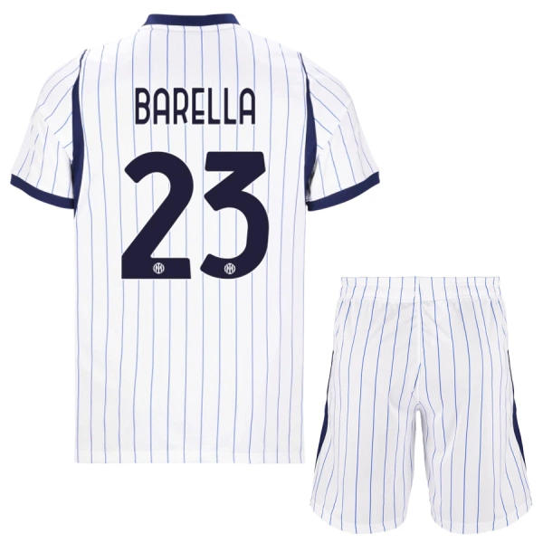 Dječji Dresovi Inter Milan Barella 23 Gostujući 26/27 Dječji Dresovi Inter Milan Barella 23 Gostujući 26/27
