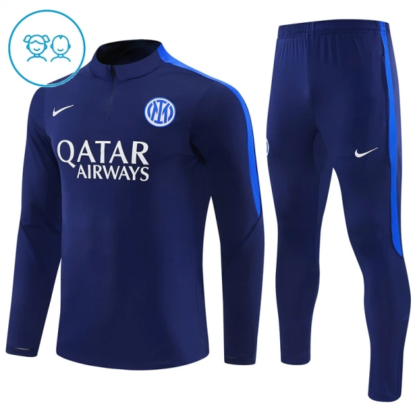 Dječji Komplet Trenirke za Treniranje Inter Milan Četvrt-Zip 26/27 Plava Dječji Komplet Trenirke za Treniranje Inter Milan Četvrt-Zip 26/27 Plava