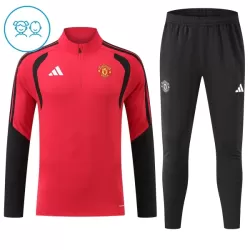 Dječji Komplet Trenirke za Treniranje Manchester United Četvrt-Zip 26/27 Crvena