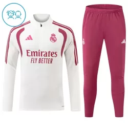 Dječji Komplet Trenirke za Treniranje Real Madrid Četvrt-Zip 26/27 Bijela Dječji Komplet Trenirke za Treniranje Real Madrid Četvrt-Zip 26/27 Bijela