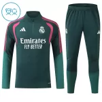 Dječji Komplet Trenirke za Treniranje Real Madrid Četvrt-Zip 26/27 Zelena
