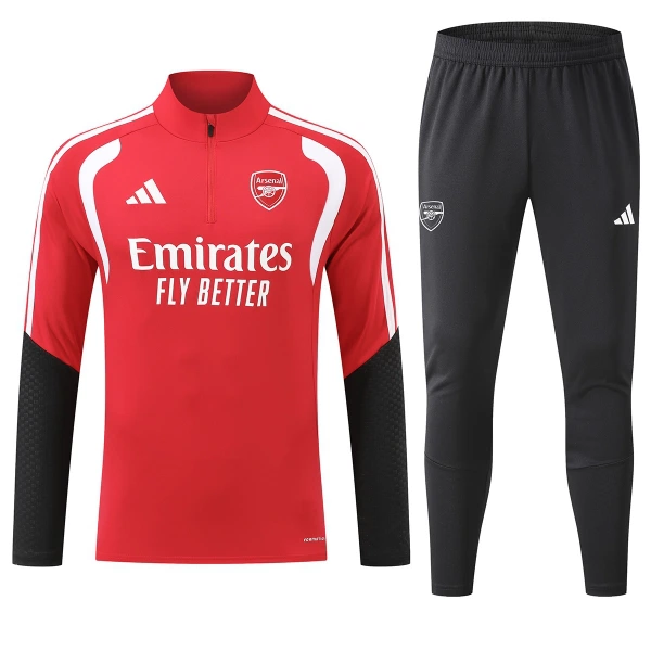 Komplet Trenirke za Treniranje Arsenal Četvrt-Zip 26/27 Crvena Komplet Trenirke za Treniranje Arsenal Četvrt-Zip 26/27 Crvena