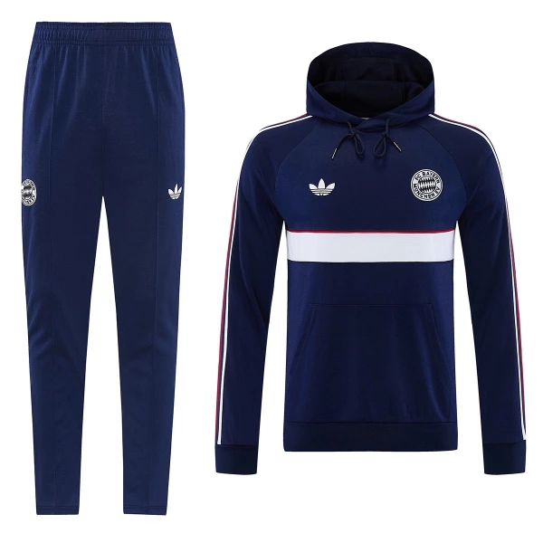 Komplet Trenirke za Treniranje Bayern München Hoodie 26/27 Navy Komplet Trenirke za Treniranje Bayern München Hoodie 26/27 Navy