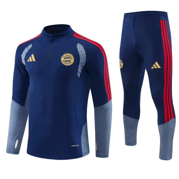 Komplet Trenirke za Treniranje FC Bayern München Četvrt-Zip 26/27 Plava Komplet Trenirke za Treniranje FC Bayern München Četvrt-Zip 26/27 Plava