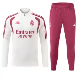 Komplet Trenirke za Treniranje Real Madrid Četvrt-Zip 26/27 Bijela Komplet Trenirke za Treniranje Real Madrid Četvrt-Zip 26/27 Bijela