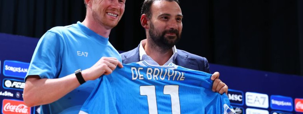 Kevin De Bruyne nosit će Napolijev dres s brojem 11
