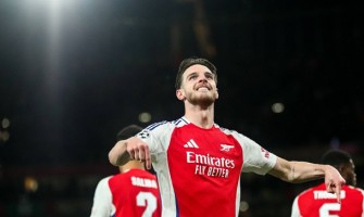 Najslavniji slobodni udarac Declana Ricea tijekom njegovog vremena u Arsenalu Najslavniji slobodni udarac Declana Ricea tijekom njegovog vremena u Arsenalu